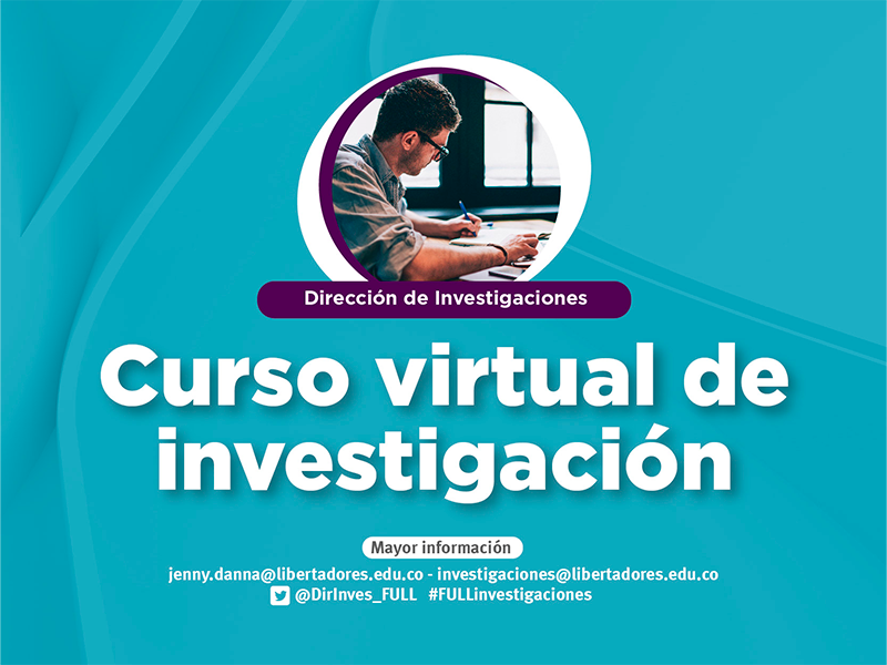 Apertura del Curso Virtual de Formación en Investigación 2022-2